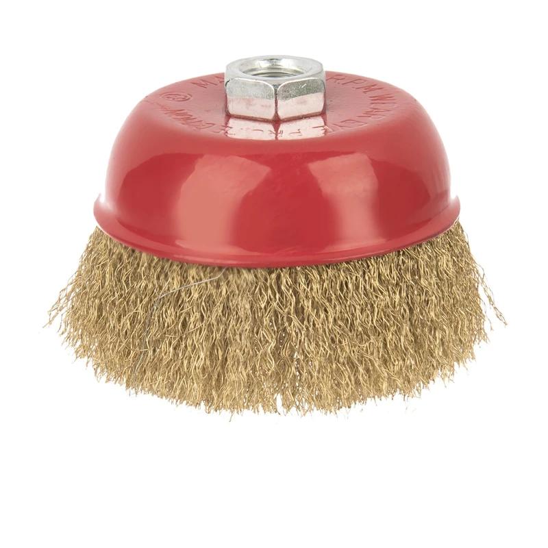 فرچه سیمی کاسه ای افشان ورگا قطر ۱۰۰ میلی متری Verga 100mm Cup Brush