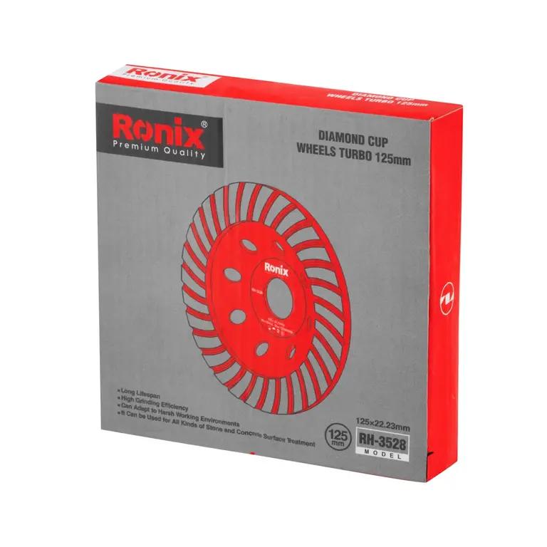 صفحه ساب گرانیت کاسه ای توربو ۱۲۵میلی متری رونیکس مدلRH-۳۵۲۸    رونیکس Ronix