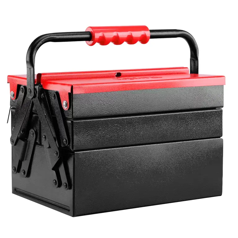 جعبه ابزار فلزی اتوماتیک ۳۰ سانتی متر ۳ طبقه ساخت ایران رونیکس مدل RH-۹۱۷۱