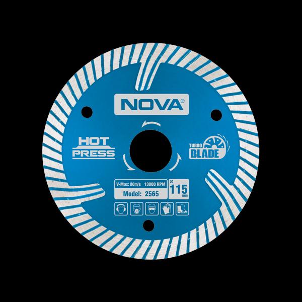 صفحه گرانیت بر توربو الماسه ۱۱۵ میلیمتری نووا مدل ۲۵۶۵    نوا NOVA