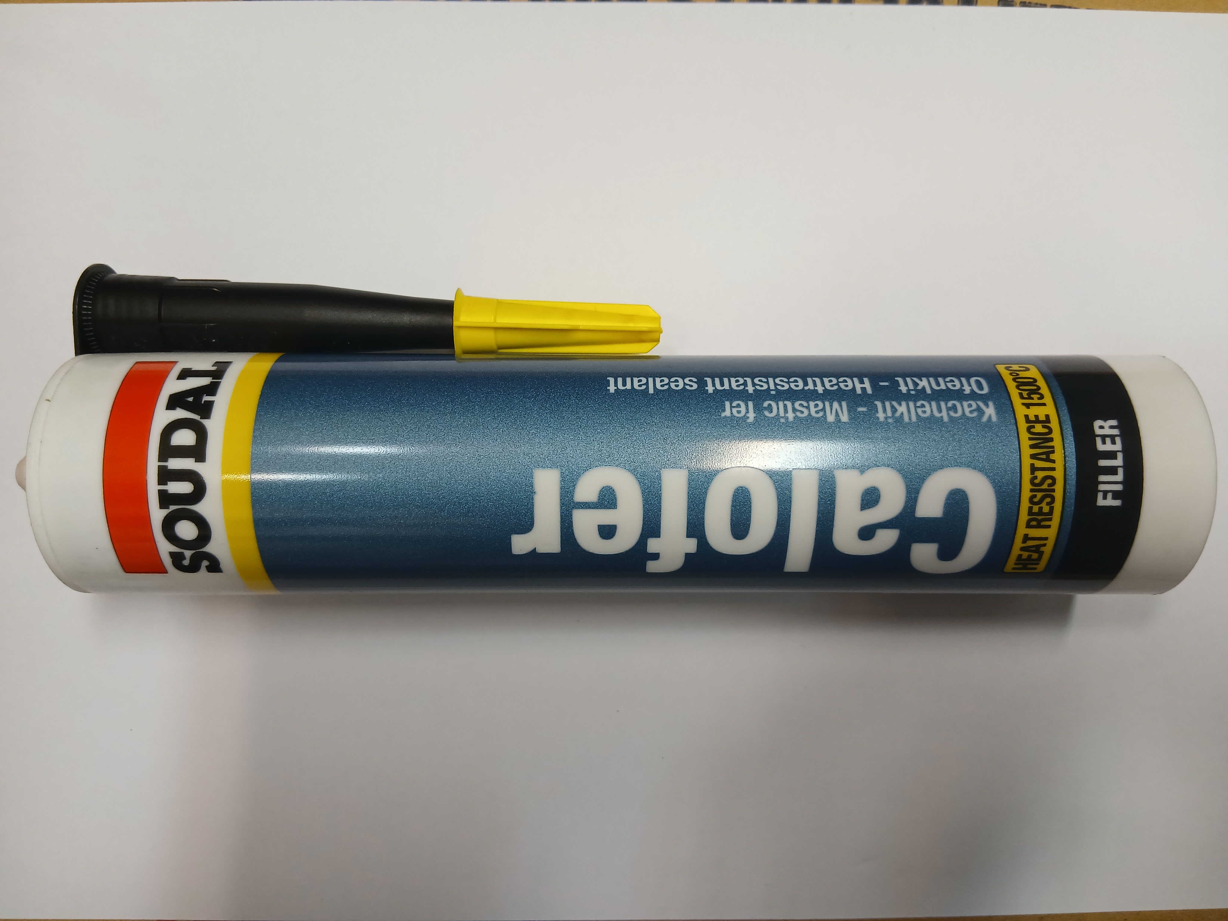 چسب درزگیر کوره فیلر حرارتی کالوفر سودال مدل SOUDAL CALOFER SOUDAL
