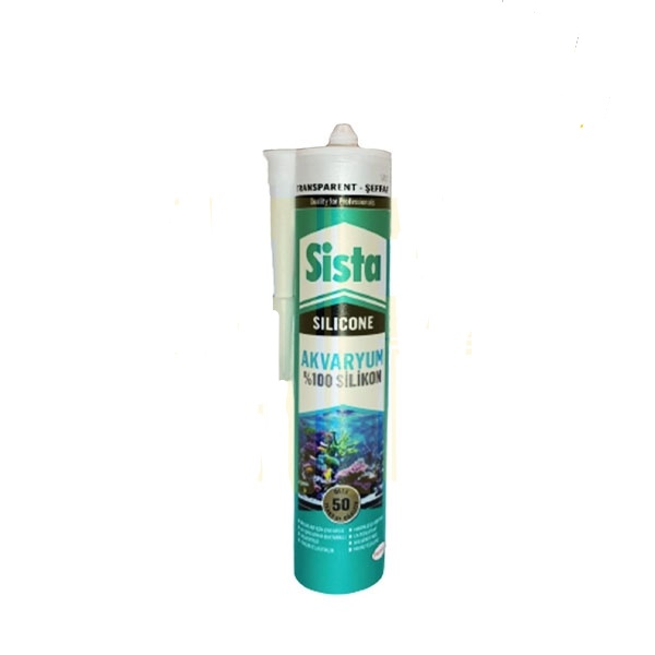 چسب ماهی آکواریوم ۱۰۰% سیلیکون سیستا SISTA