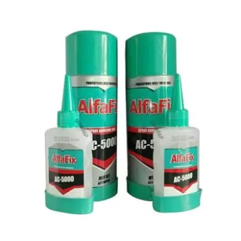چسب ۱۲۳ آلفا فیکس مدل AC-۵۰۰۰ حجم ۴۰۰ میلی لیتر Alfa fix