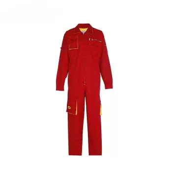 لباس کار یکسره آرگون قرمز مدل مهرشاد