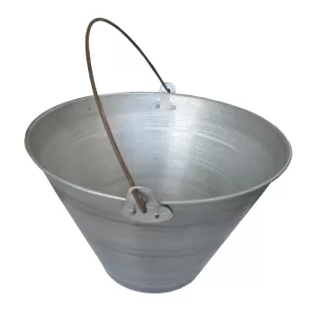 سطل بنایی گالوانیزه پرسی یک تیکه