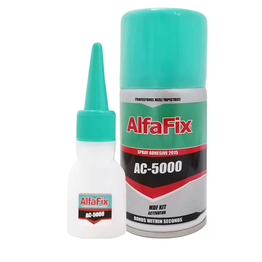 چسب ۱۲۳ آلفا فیکس مدل AC-۵۰۰۰ حجم ۱۰۰ میلی لیتر Alfa fix