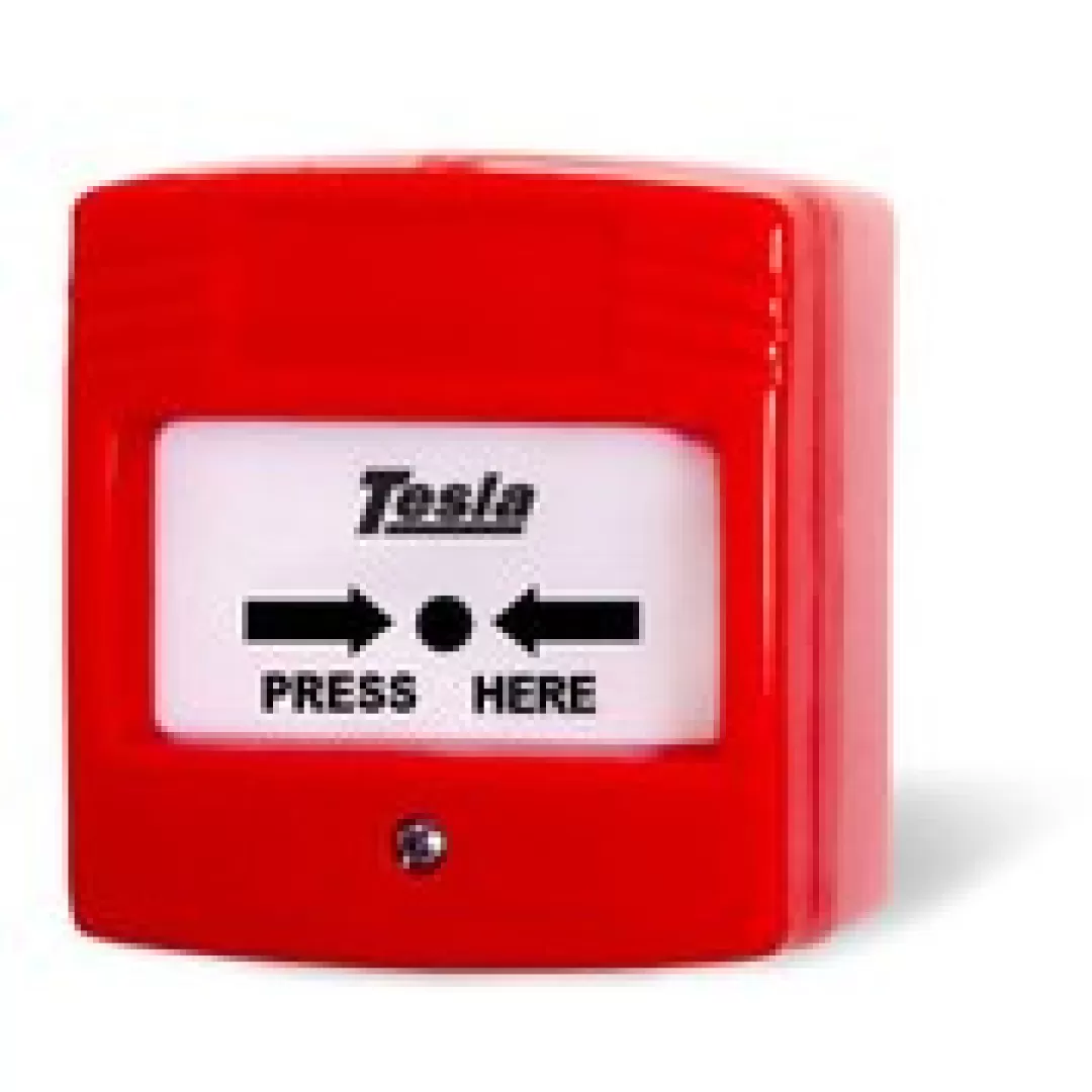 شستی LED دار قابل ریست تسلا    تجهیزات اعلام حریق تسلا Tesla