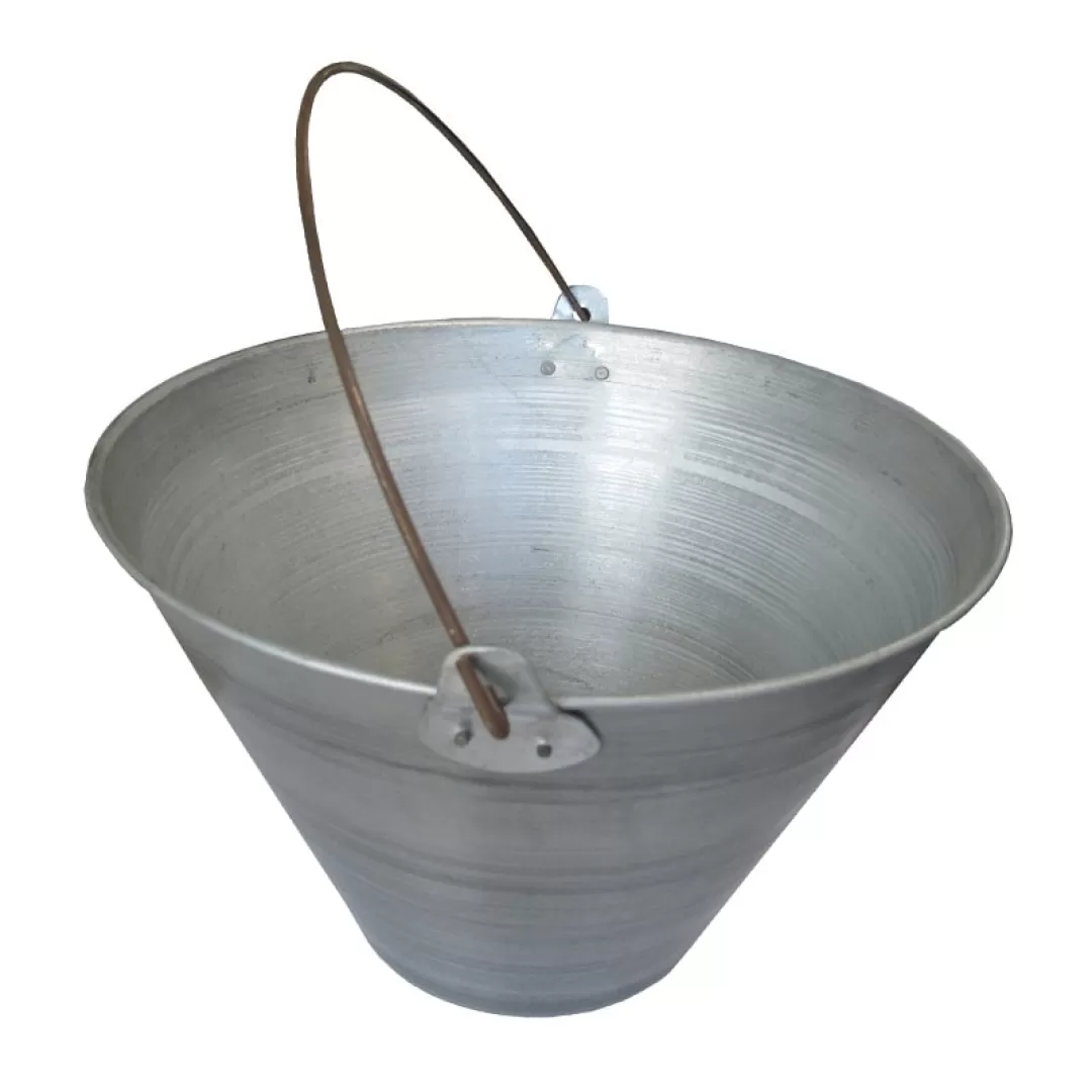 سطل بنایی گالوانیزه پرسی یک تیکه